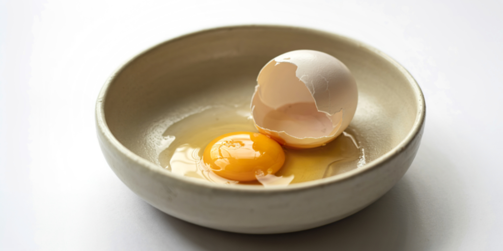 raw egg do not put on face